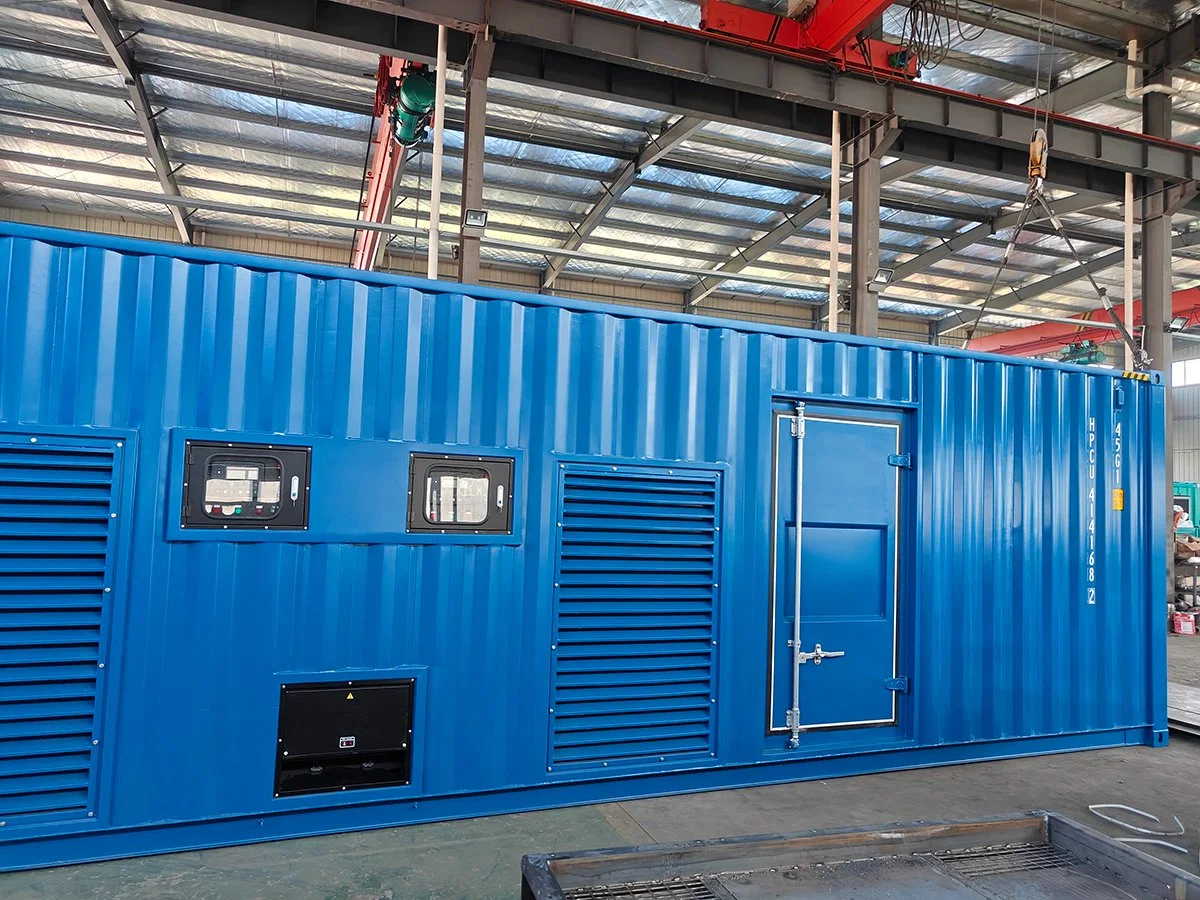 CE Approved Biogas Generator 1000kw Container Natural Gas Generator Grid Connection Cabinet