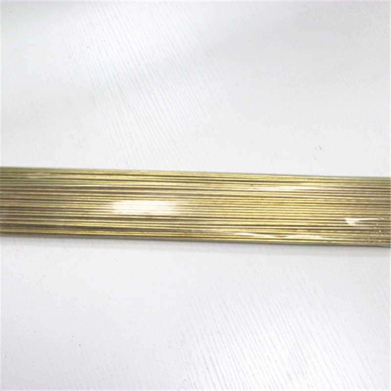 Silicon Bronze Copper Zinc Alloy Cuzn Brass Rod Brazing Alloy HS221