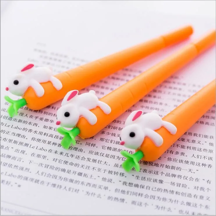 Creative French Fries, Cola, Hamburger Ice Cream Neutral Pen Cute papeterie Student Ink Pen Cartoon Office Pen