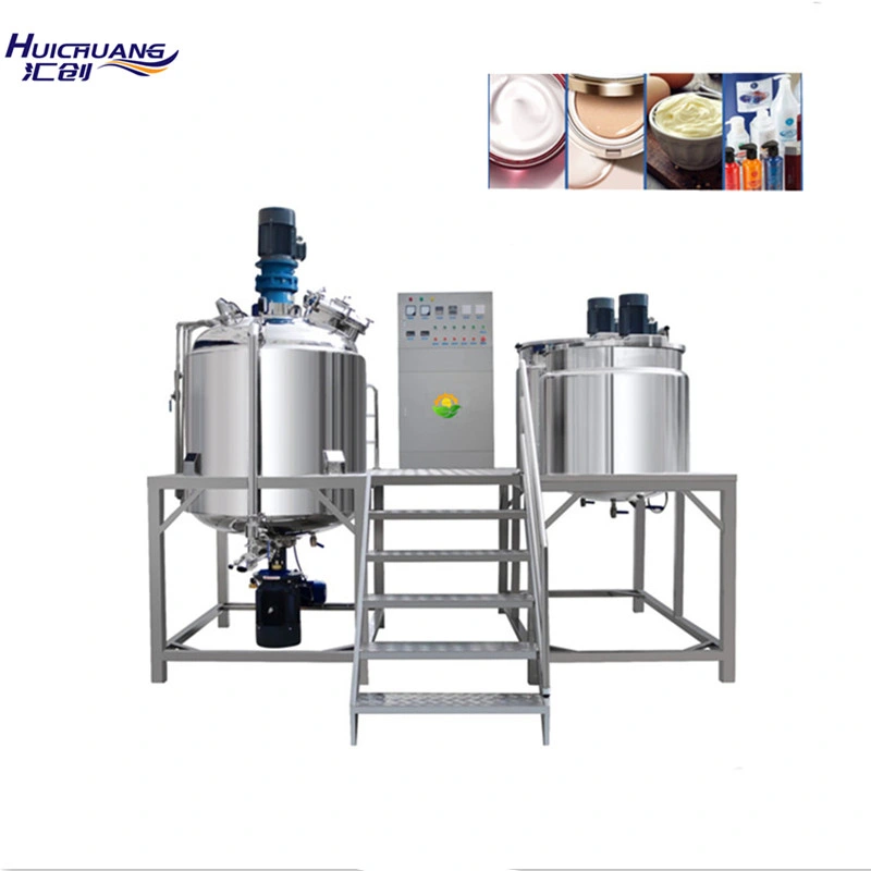 Best Selling Quality Low Price Cosmetic Making Machine Automatic Vacuum Emulsifying Blender Food Mixer Homogenizer High Pressure