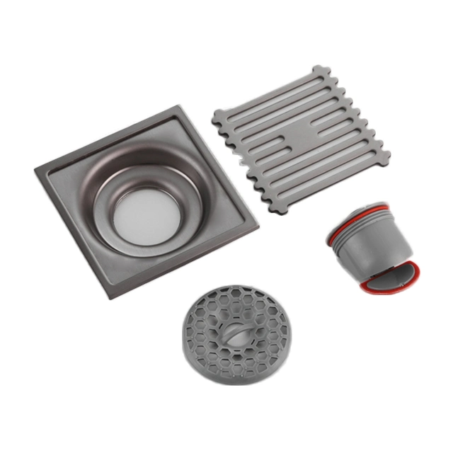 Bathroom Accessories 100mm*100mm Stainless Steel Floor Drain