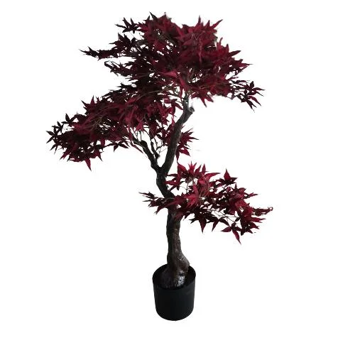 1,2 m de árvores artificiais Bonsai plantas japonesas Artificial Maple Tree plantas para a decoração moderna