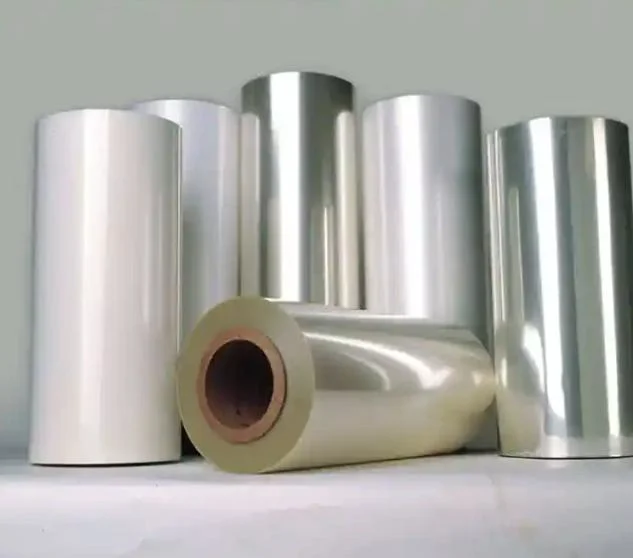 VMPET Metallized Pet Laminated Extrude PE Film with PE for Food Packaging Bag Production