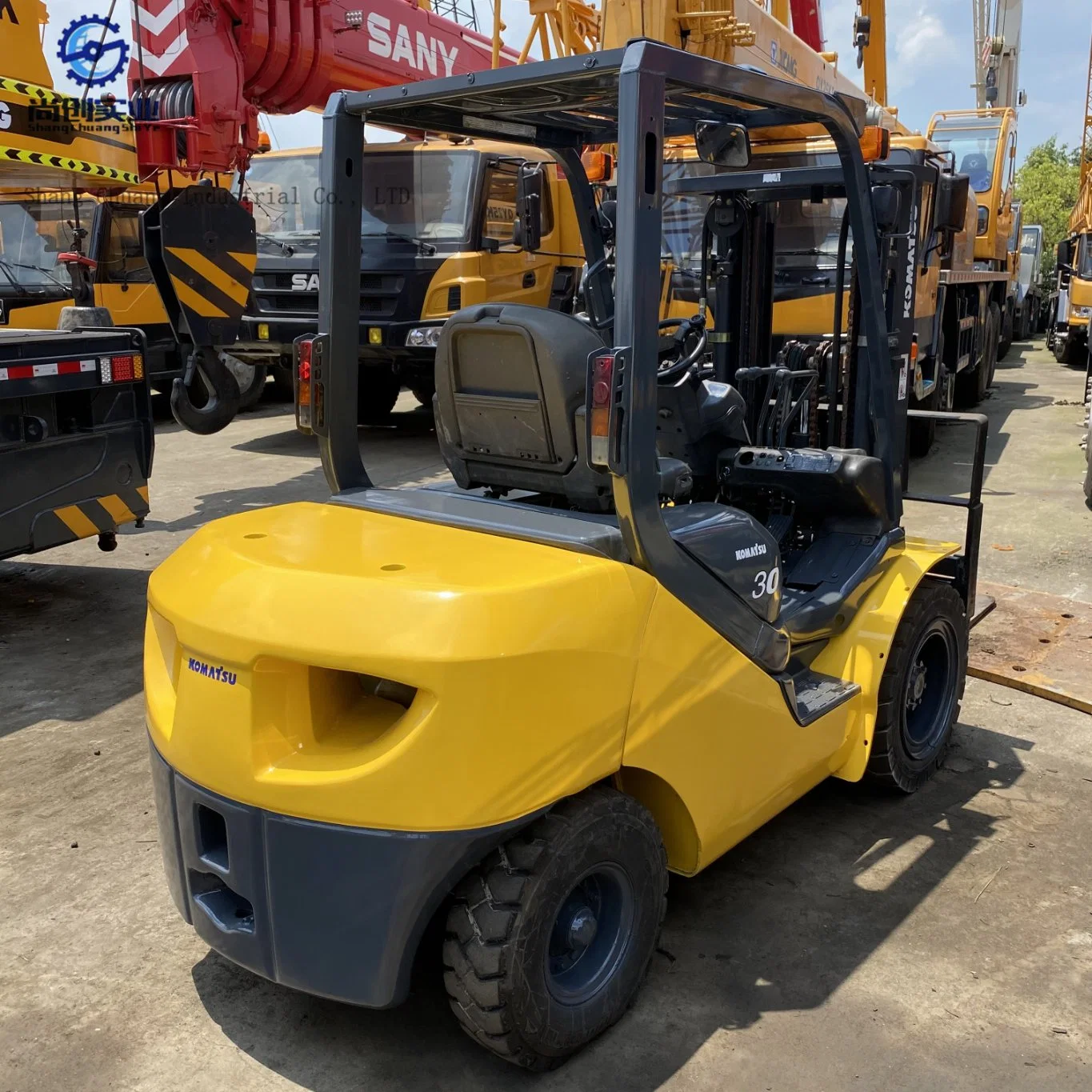 Used Original Japanese Imported Komatsu 16th Generation 3 Ton Forklift Three-Door Framefd30t-16 Model, The Highest Rise 4.5 Metersdiesel Forklift for Sale