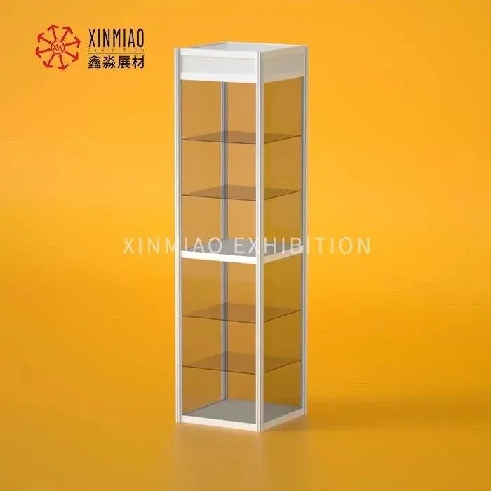 High View Customize Aluminum Profile Glass Exhibition Counter for Trade Show