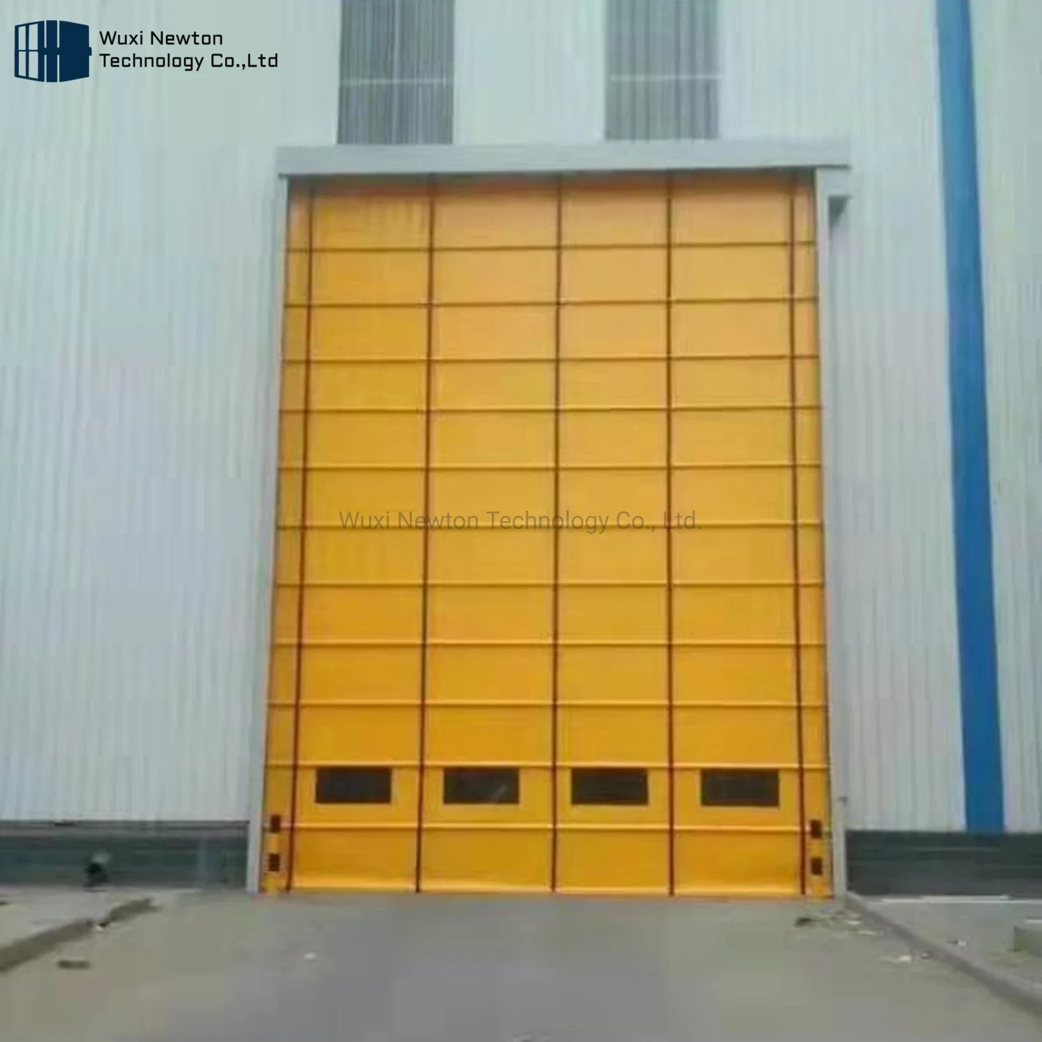 High Speed PVC Fast Roller Shutter Stacking Rolling up Industry Door