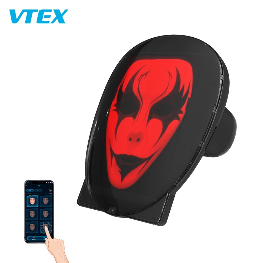 Gesture APP Control Battery Rechargeable Face Changing Facemask