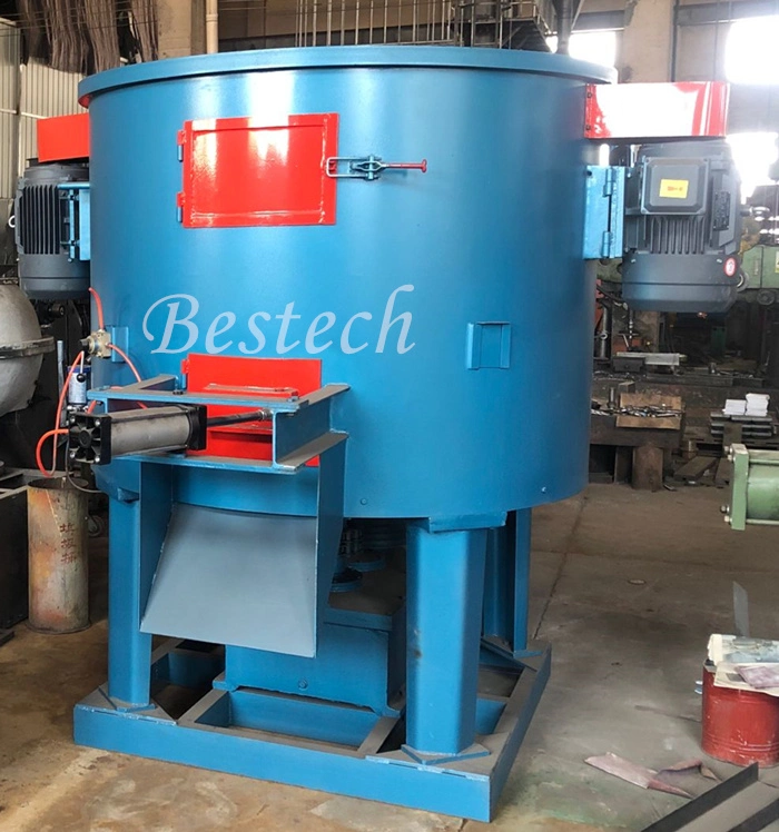 Auto Foundry Casting Clay Rotor Sand Mixer Machine Green Sand Mixing Equipment