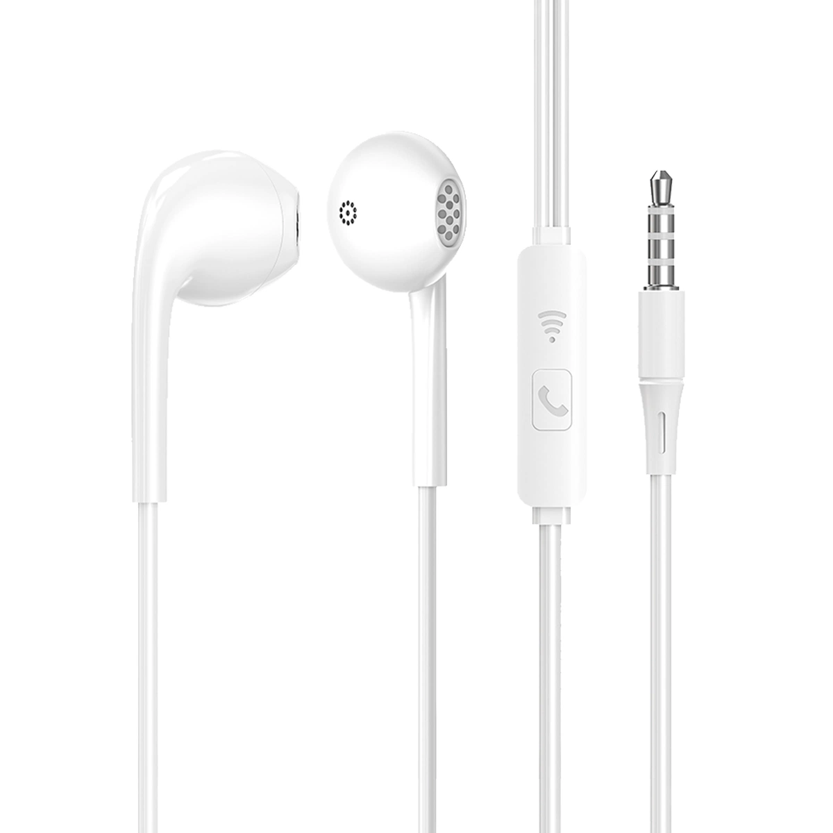 Cheap Price Mobile Phone accessory Wired Earphone Headphone DC 3.5mm in Ear Earphone Smart Surroundmic + Pause Button Stereo Headset MP3 Fashion Handfree