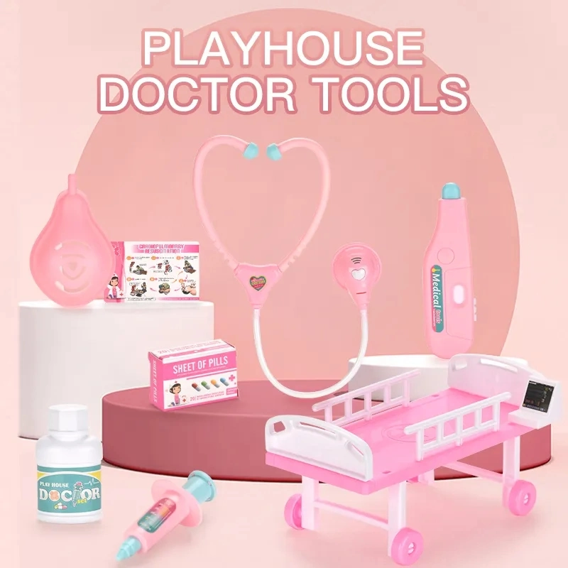 Role Play Realistic Kids Simulate Doctors Children High Quality Medical Pretending Treatment Playhouse Doctor Tool Doctor Toys