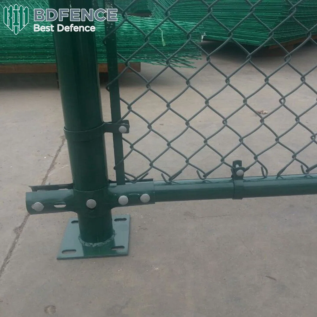 Granja y caliente DIP Galvanized Chain Link Fence Factory