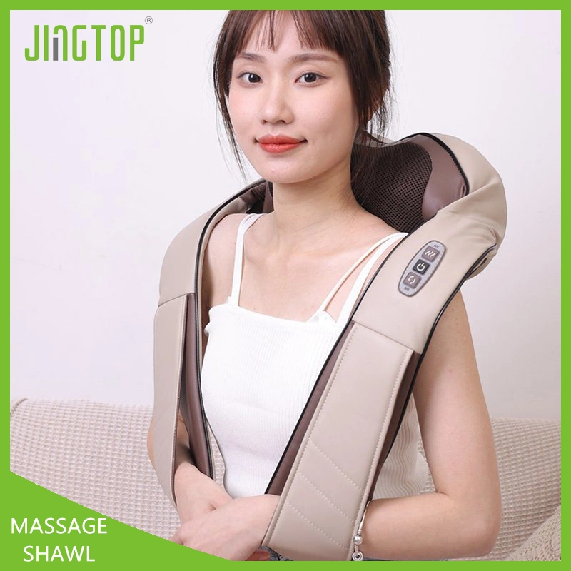 Jingtop cuello Masaje de hombros espalda cintura Masaje cuello sincrónico Buttock Masaje de chales