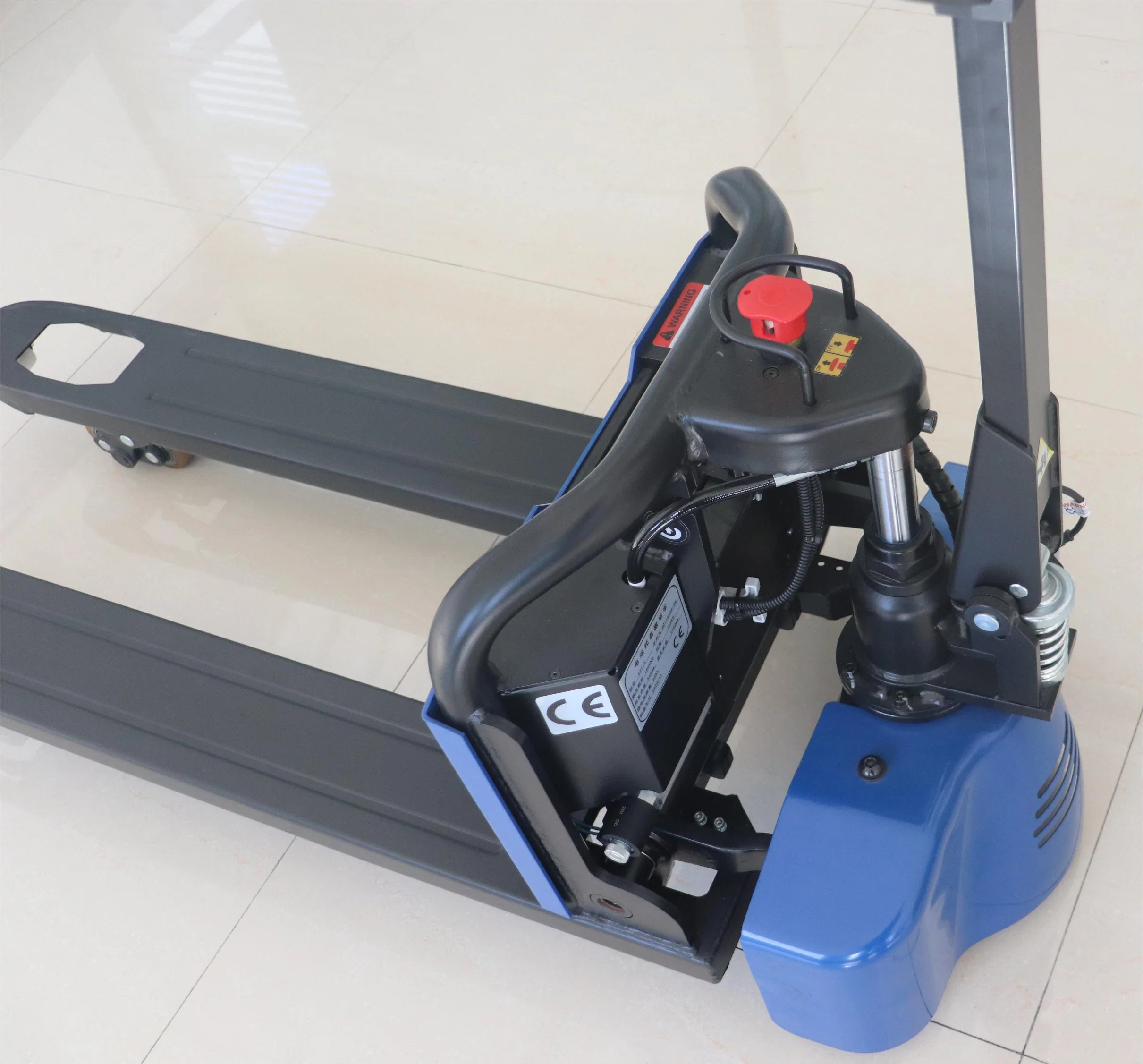 1.5ton 1500kg Battery Operated Pallet Truck Full Electric Power Mini Pallet Truck Jack Lifter Battery China