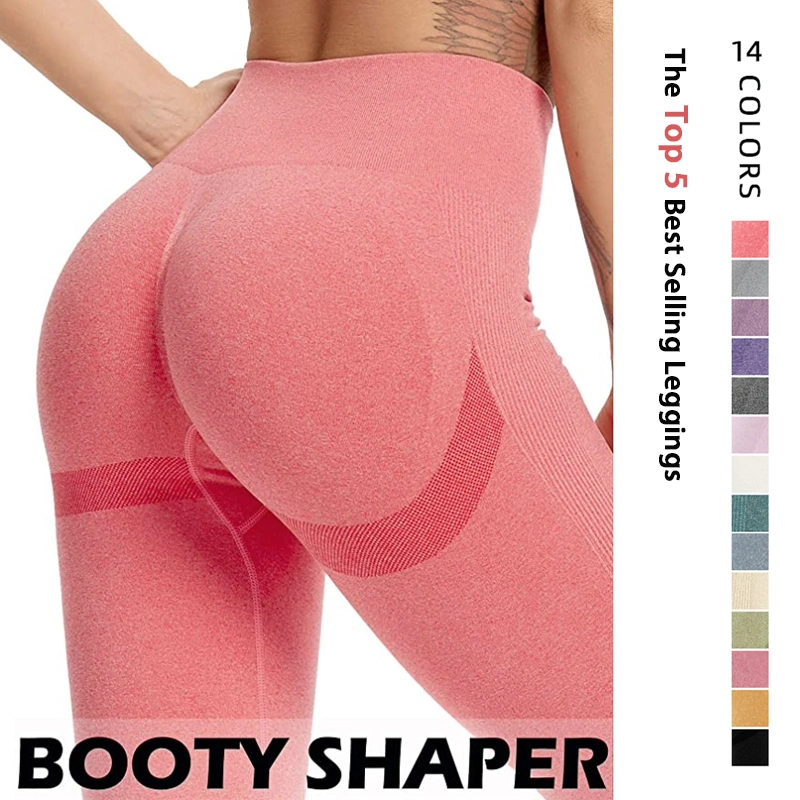 Tianchen Factory OEM &amp; ODM Compression Fitness Gym Workout Bekleidung Tight Yoga Pants für Frauen, nahtlose TikTok Gym Leggings Sexy Contour Design Legging