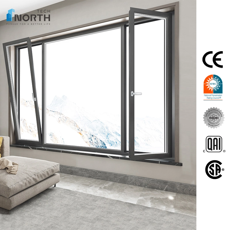 Aluminum Casement Windows with Energy-Efficient Spacer Systems