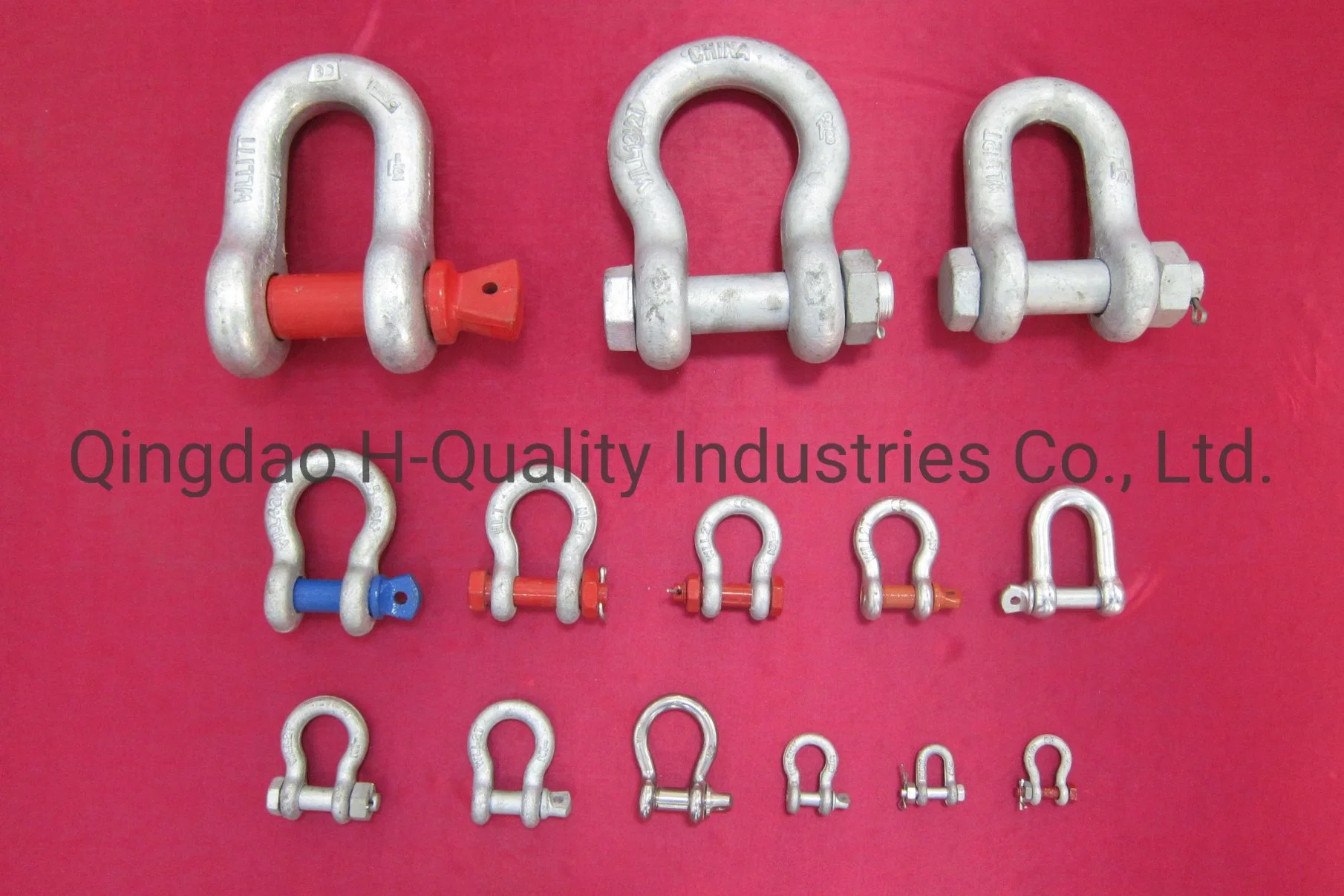 Rigging Hardware Drop Forged Carbon Steel U. S. Type 215 Shackle