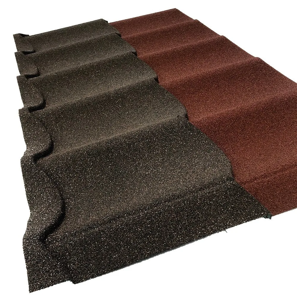 Stone Coated Metal Roof Sheet 0.5mm Galvalume Steel Corrugated Wave Roof Tiles