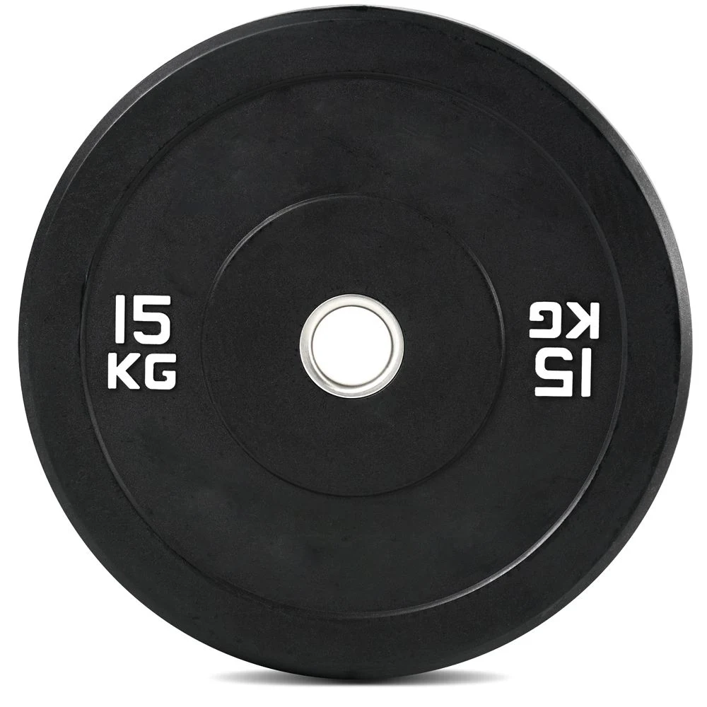 Premium Recycled PVC Rubber Bumper Plates Barbell Weight Plate Fitness Sports Equipment Rack Accessories