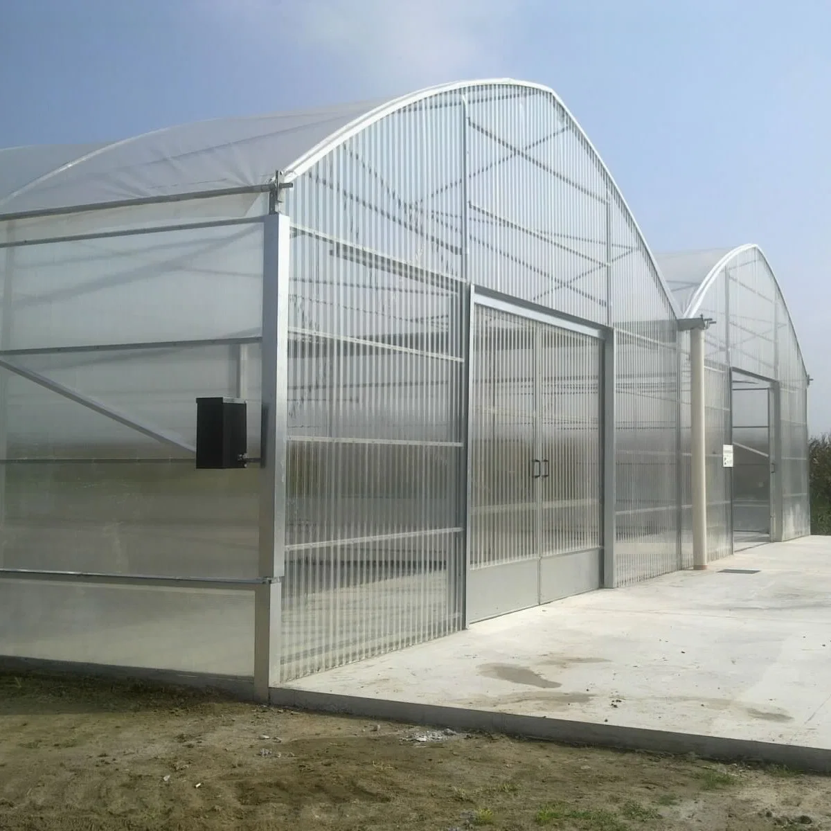 Intelligent Multi Span Poly Carbonate Sheet Greenhouse for Planting