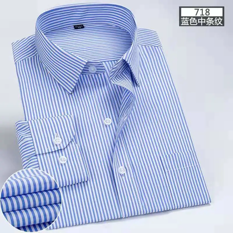 Barato preço Homem Fios Tingidos homens personalizado' S Business Boa qualidade de camisas camisa homens