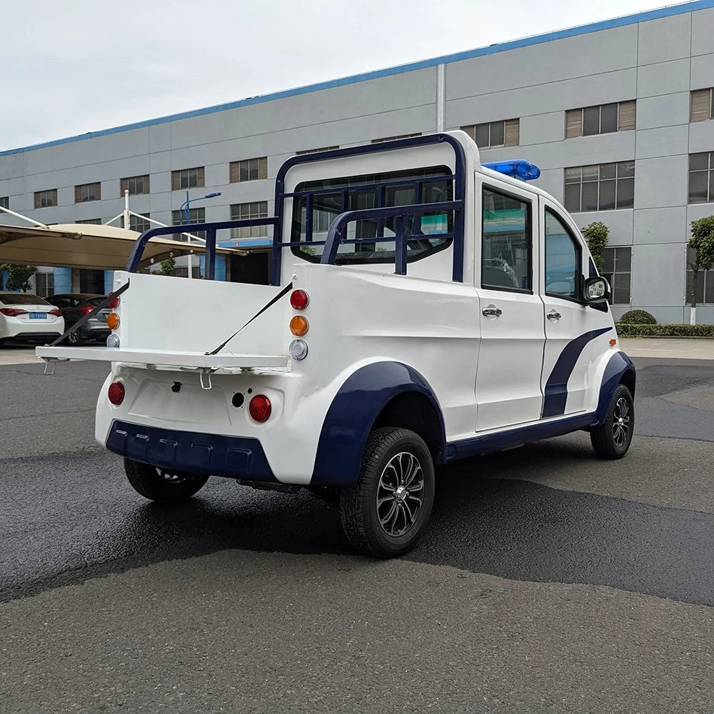 China Lb4XL-4 Pure Electric 4 Sitzer Polizei Stil Patrol Pickup Truck Car in der öffentlichen Sicherheit, Fußgängerzonen, Golfplätze, Touristenattraktionen, Immobilien