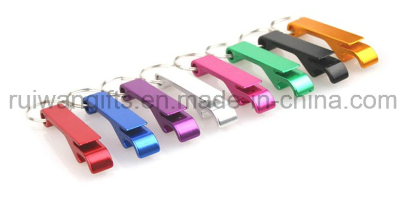 Wholesale/Supplier Blank Bottle Openers, Blank Promotional Items, Aluminum Bottle Opener with Keyring