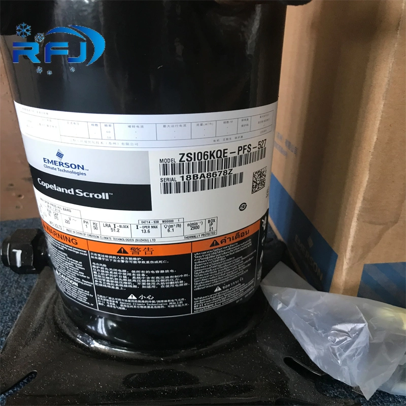 6 HP Scroll Compressor Zr72kce-Tfd-559 with R407/R134A