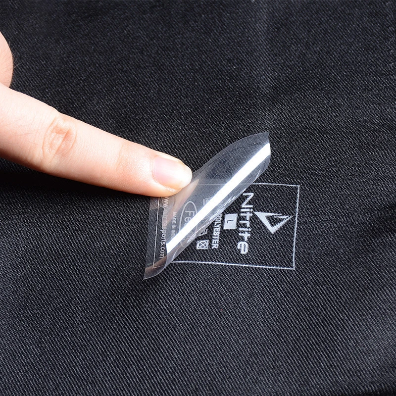 Design Your T-Shirt Washable Clothing Labels Neck Label Thermal Iron on Logo Heat Transfer Label