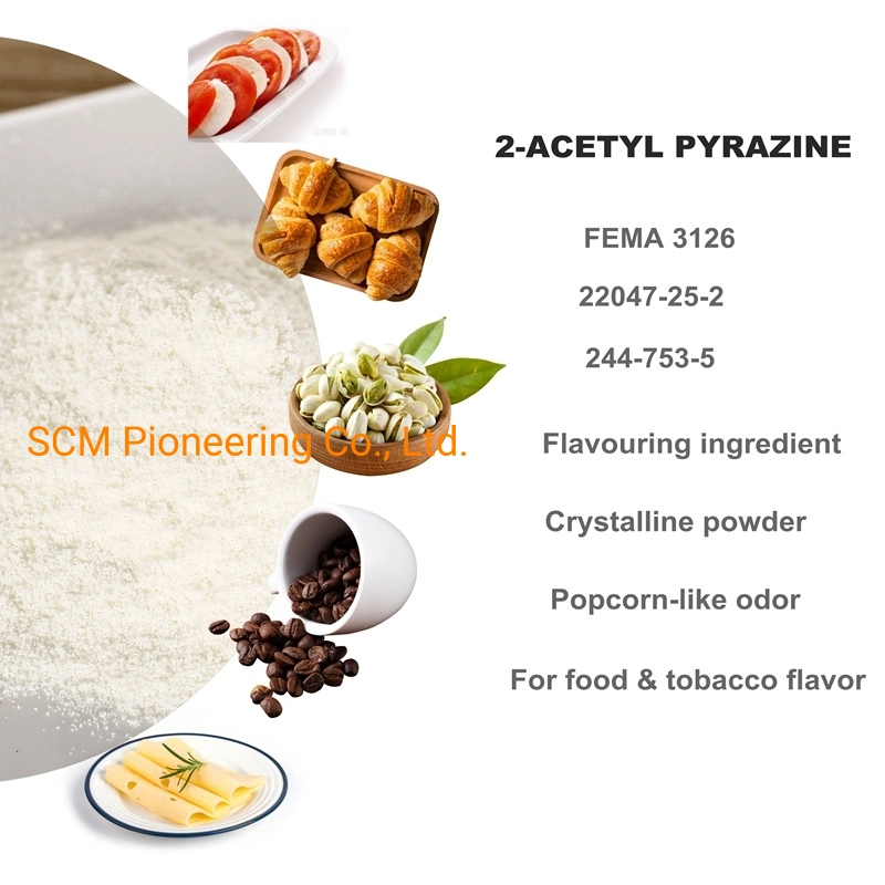 Ingredientes de alimentos Alimentos Aroma Sabor de maíz 3126 Acetylpyrazine FEMA