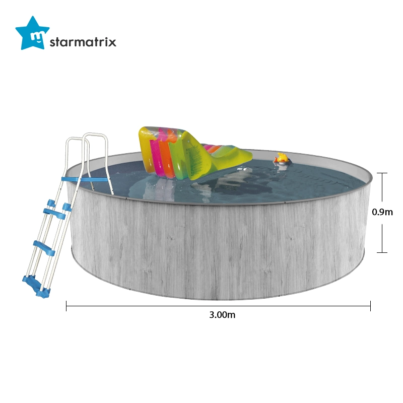 Starixmatrix Hot Sales Metal Frame Round Steel Wall Swimming Pool