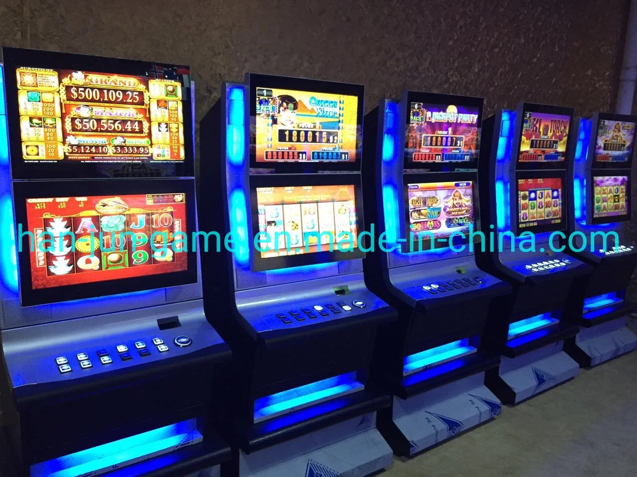 Casino De Jeu Vidéo Poker Slots Machine pour le terrain de jeux intérieur