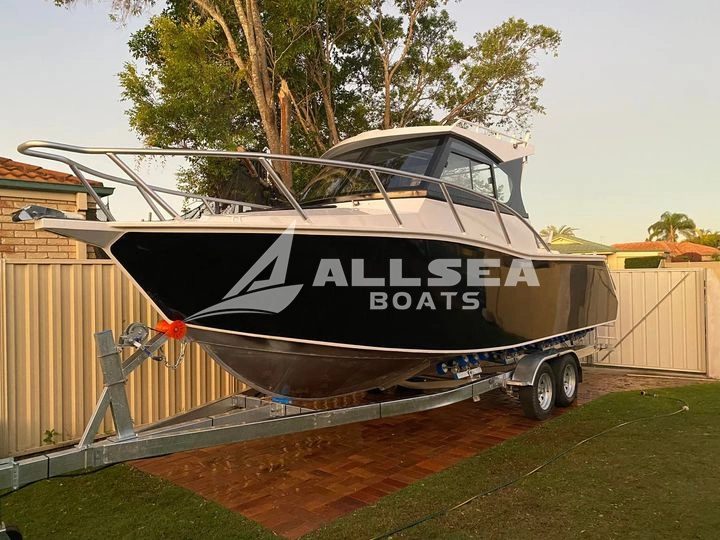 Fabricado na China de alta qualidade em alumínio marinhos totalmente soldada 25FT 7,5 m de profundidade V Alumínio Design Barco de Pesca com certificação