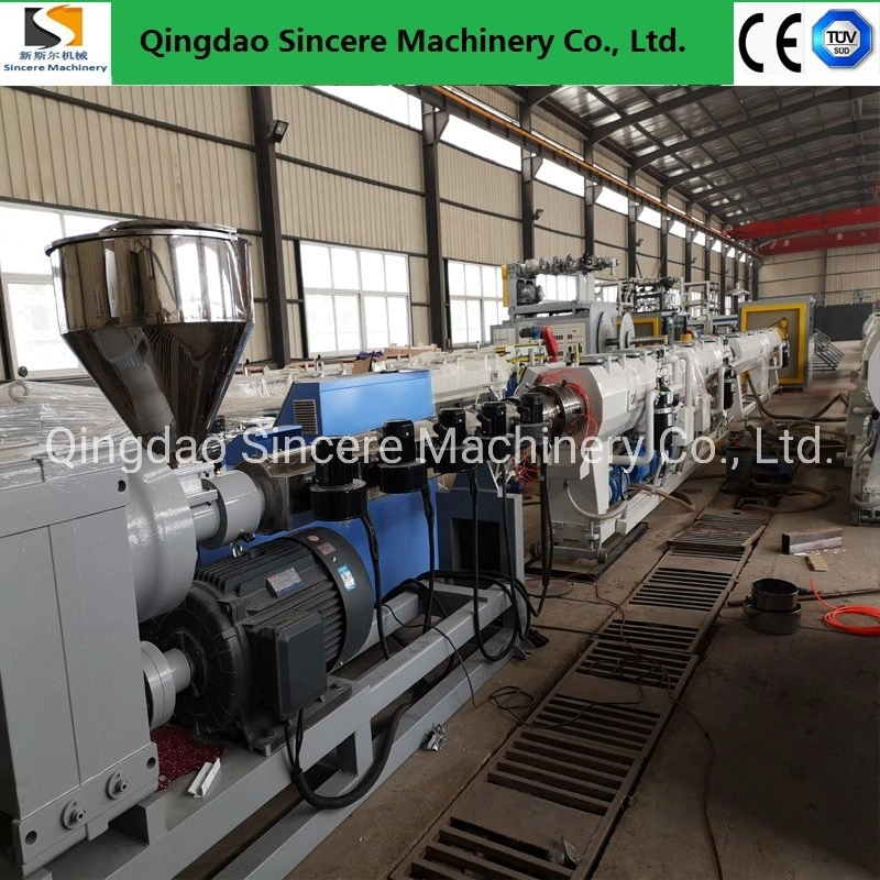 PE Drip Irrigation Pipe Production Machine, HDPE Siphon Drainage Pipe Extruding Manufacturing Machinery