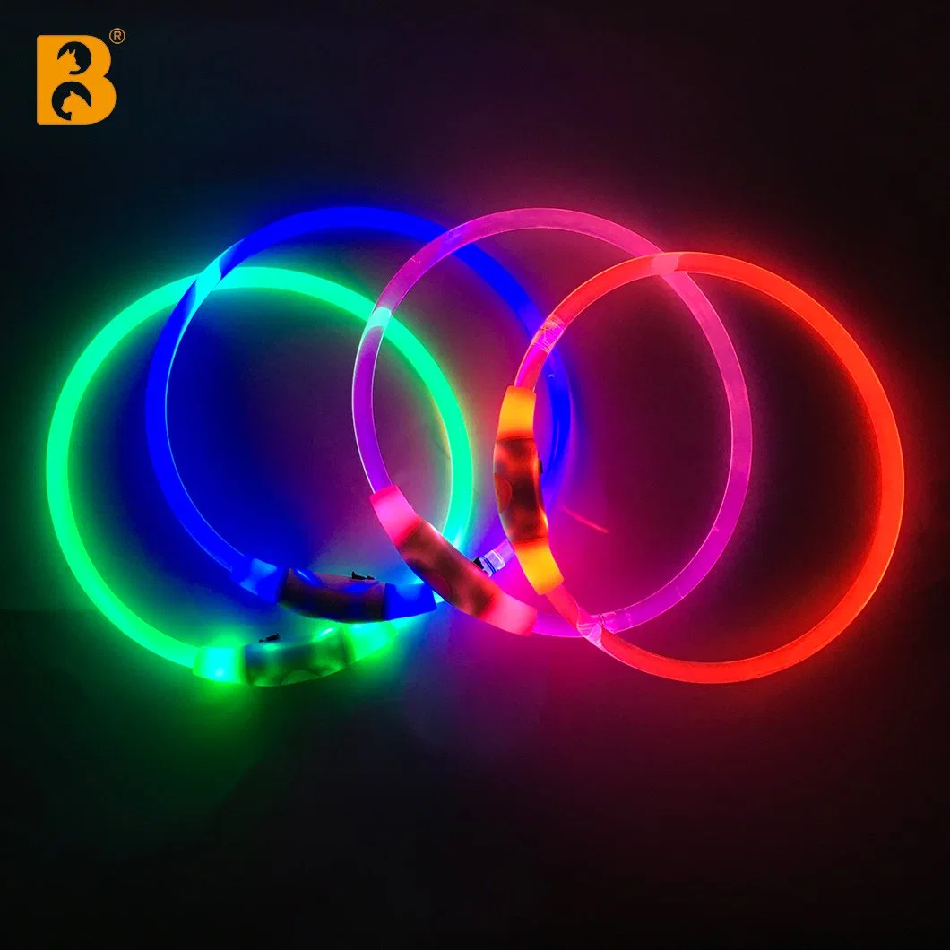 Batterie rechargeable USB Light up Collier pour chien collier LED