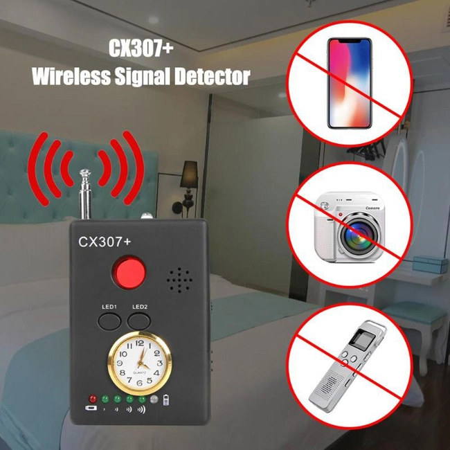 Anti Stealing LED Detector GPS Anti-Tracking Car Wireless Detector Cx307