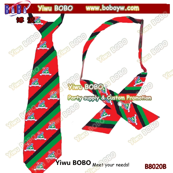 Christmas Gift School Tie Custom Logo Tie Jacquard Neckties Woven Ties Handmade (B8022)