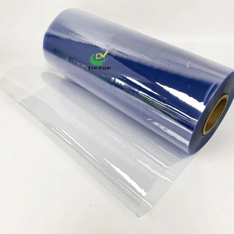 Tiptop-3 PVC klar opak starre Folie für Verpackungsdeckendruck Medizinischer Schutz