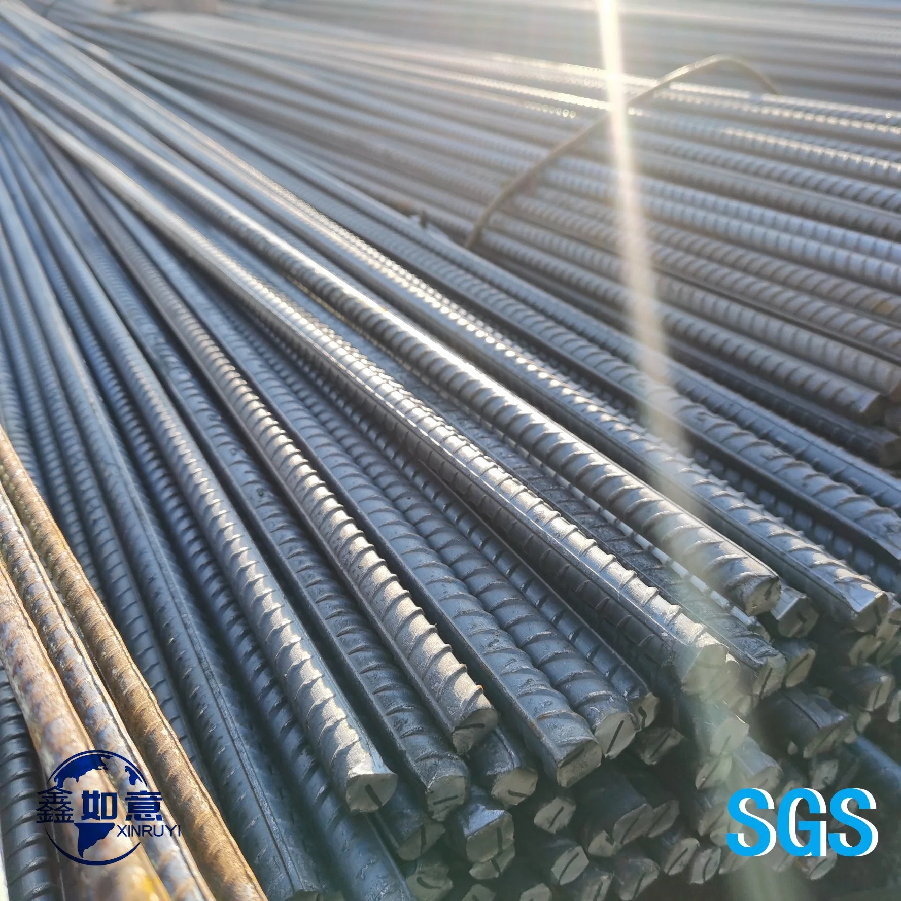 Carbon Steel Rebar Screw Thread Steel Rebar Deformed Steel Bar Construction Use