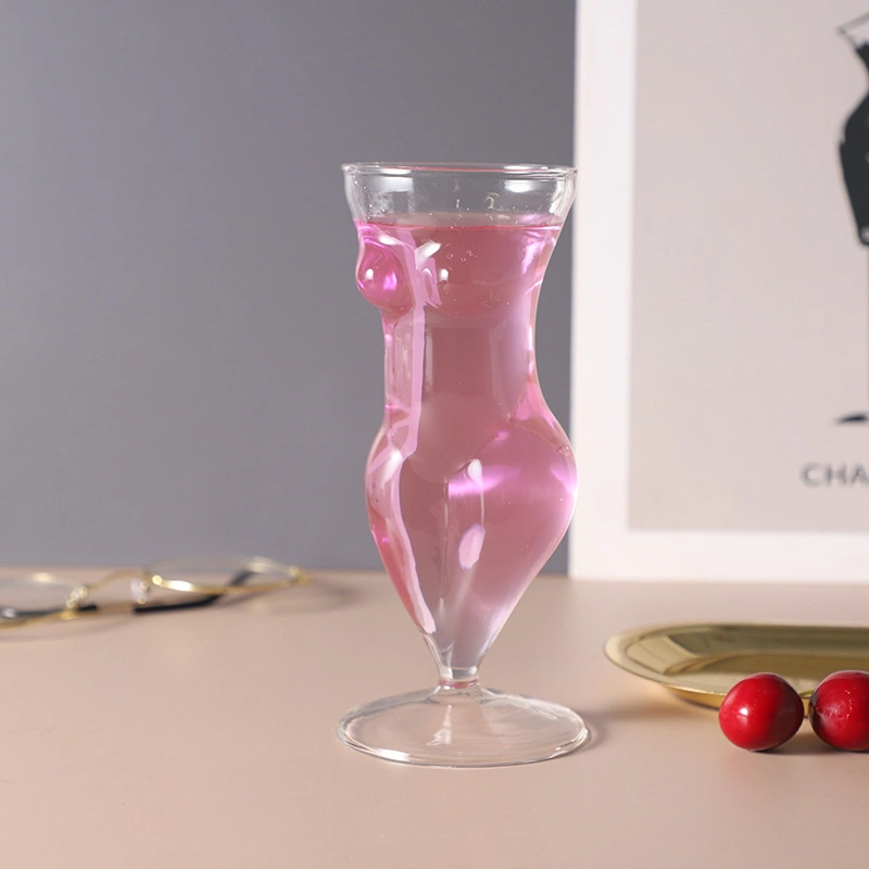 150ml Women Body Shape Glass Cup Bar Cocktail Wineglass