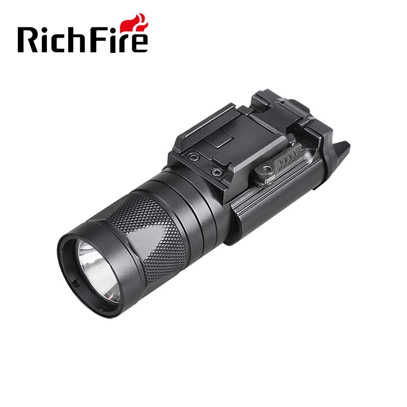 IR 850 مع مصباح LED أبيض مدفع ملتوٍ خفيف 300 لومن سلاح الجيش التكتيكي Flashlight