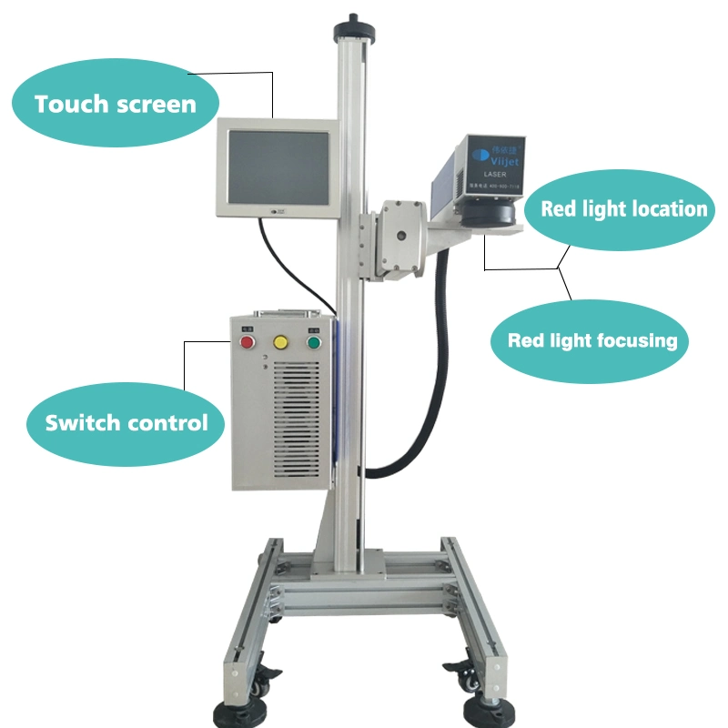 Beste Laser-Graviermaschine / Faser-Laser-Markiermaschine Druckerausrüstung für PVC-Rohr/Aluminiumprodukt/Holz