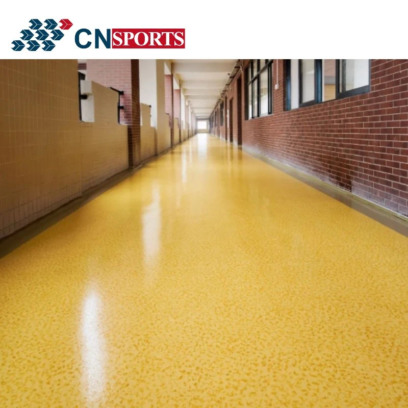 Colorful Easy Cleaning Spray Polyurea School Flooring, Hospital Floor, Hall Surface