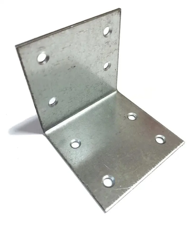 Metal Galvanised Angle Brackets Heavy Duty Steel L Shape Single-Side Bracket, Triangle Bracket,