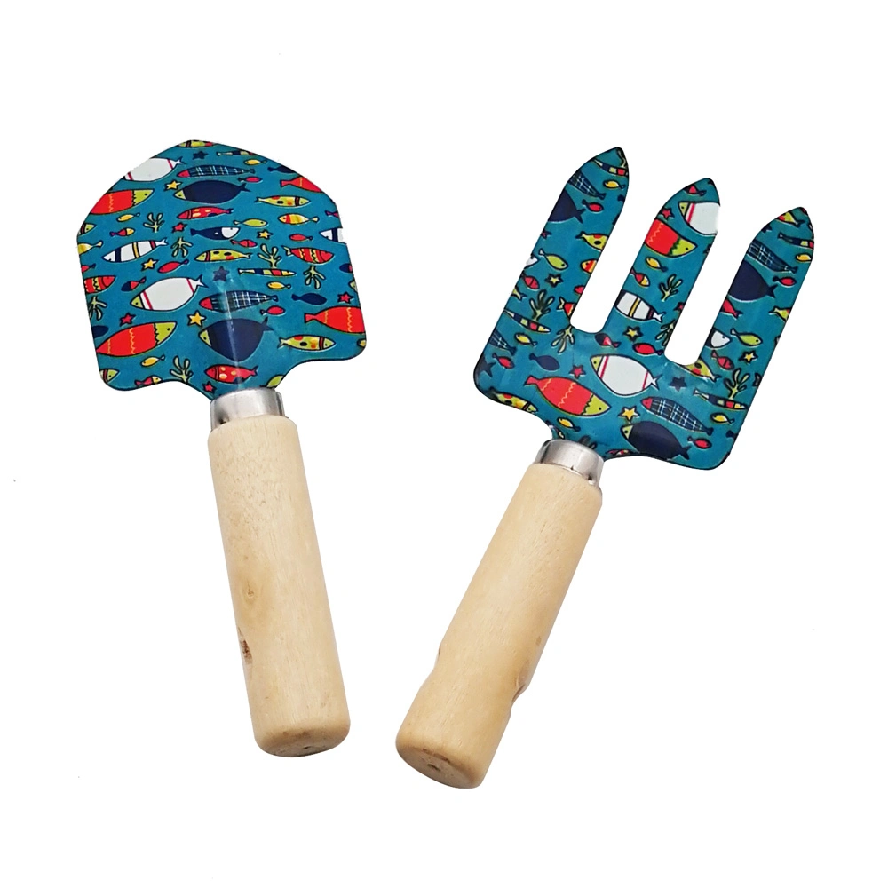 Promotional Children Floral Printed Mini Kinds Garden Tools Set