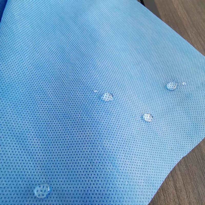 White Disposable SMS Non Woven SMMS SMS Nonwoven Fabric for Face Mask