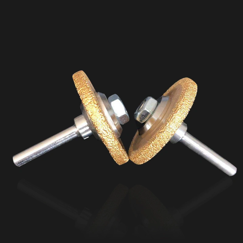 Brazed Diamond Shank Parallel Wheel Grinding Points Shank