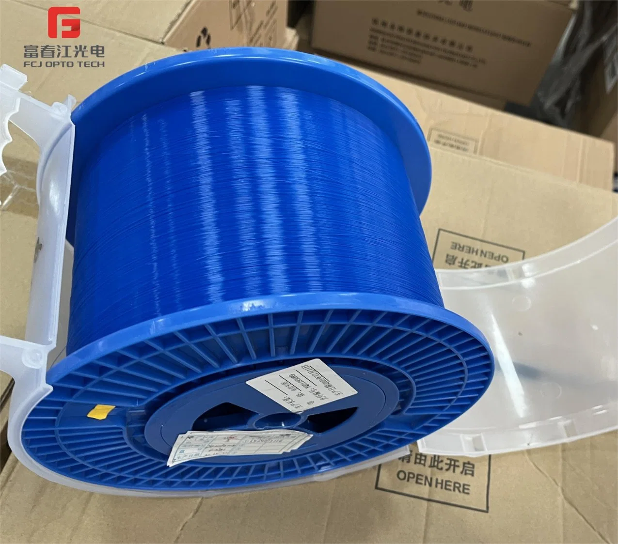 Fcj Factory Customized Colorful Multimode Steel Wires Fiber Optic