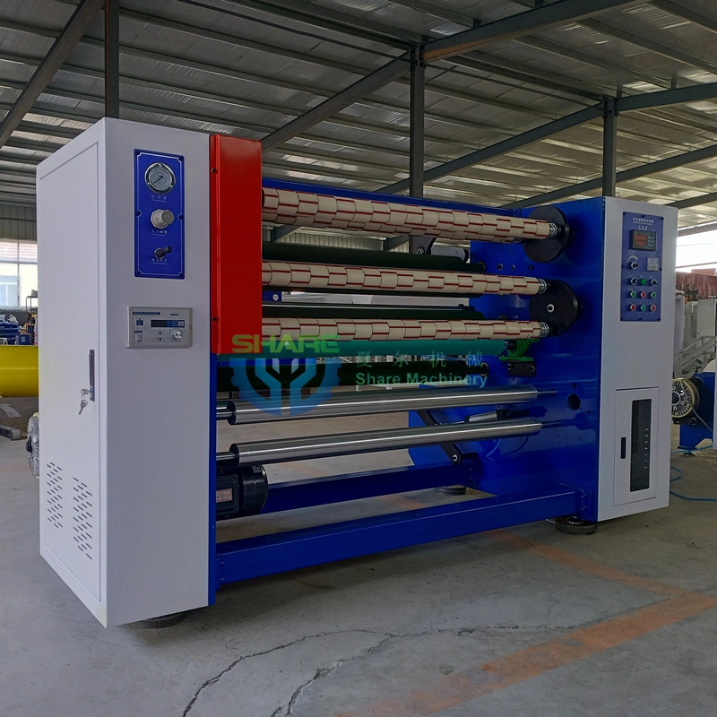 Stationery Adhesive Tape Slitting Machine Insulation PVC Tape Roll Cutting Machine