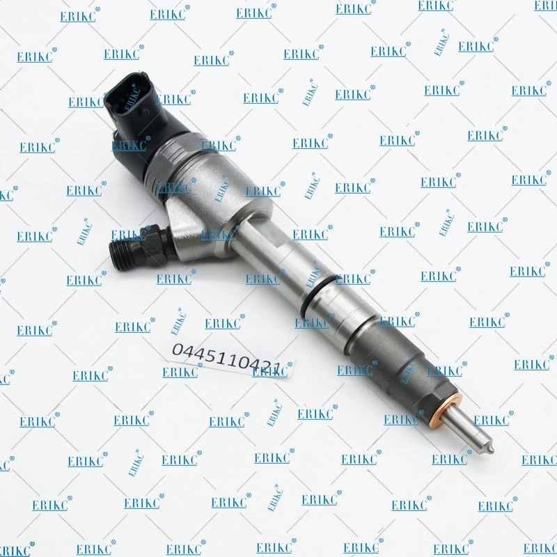 Las 04.45 Erikc 110 421 0445110421 Inejctor de combustible original de inyección Diesel Common Rail de 0 445 110 421 para Bosch