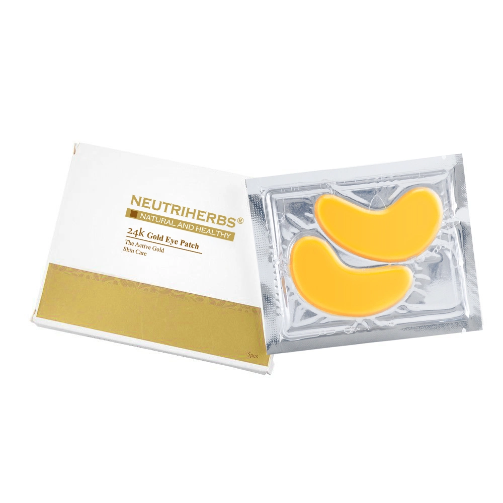 High quality/High cost performance  Puffy Hydrating Crystal Collagen 24K Gold Private Label Eye Mask